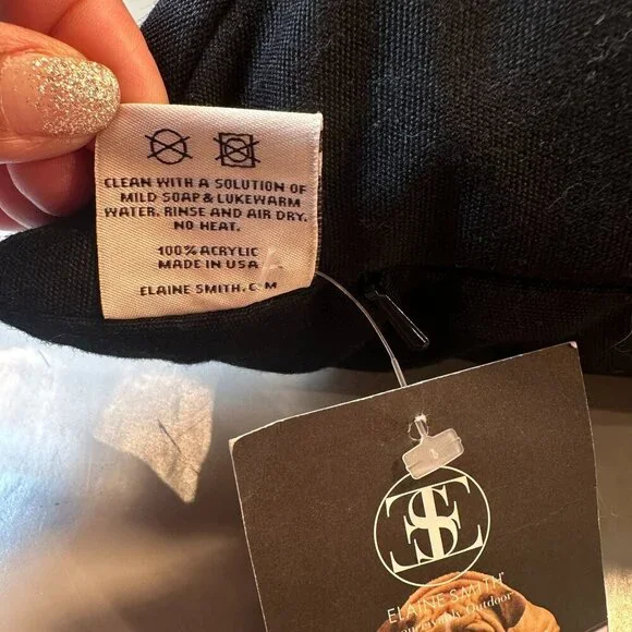 Elaine Smith Decorative Pillow Embellished Diamond Square Outdoor Pet Friendly - Picture 4 of 16